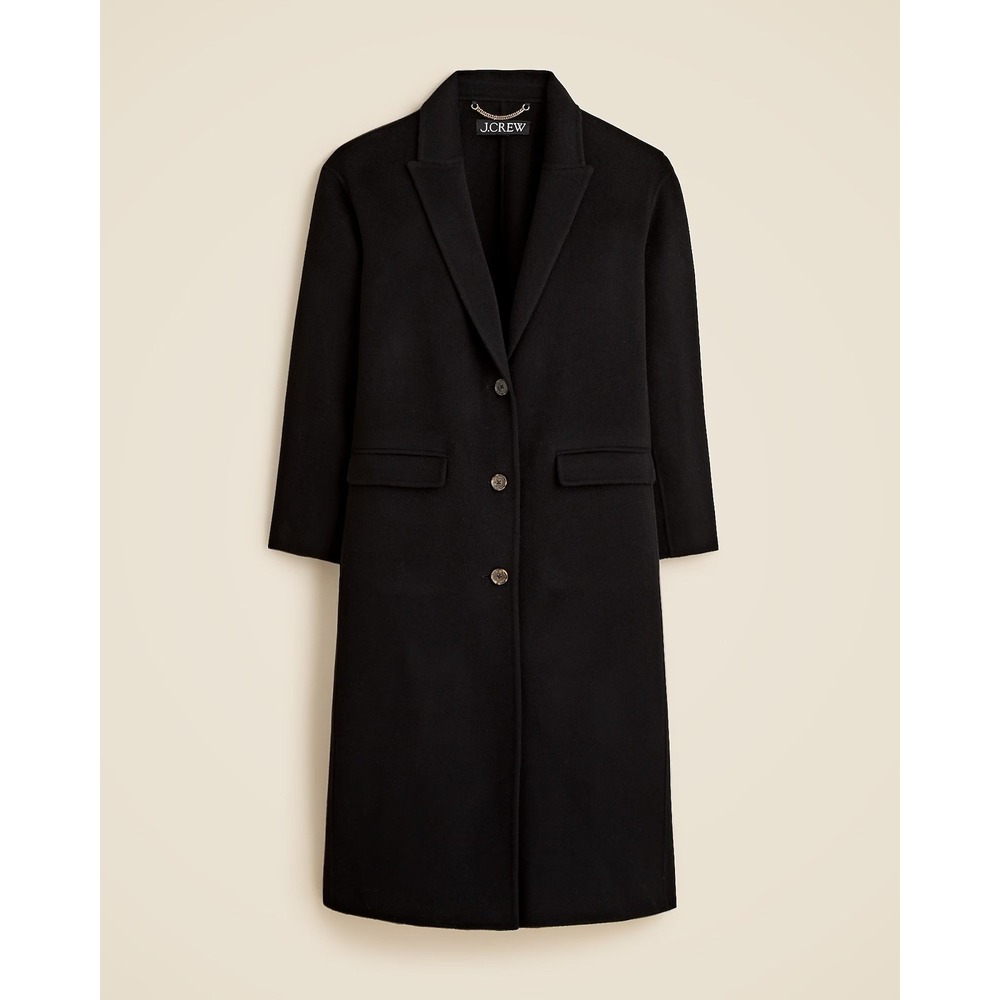 J. CREW Tall Cashmere Blend Chiara topcoat in double face Size 10 NWT $450 CN071